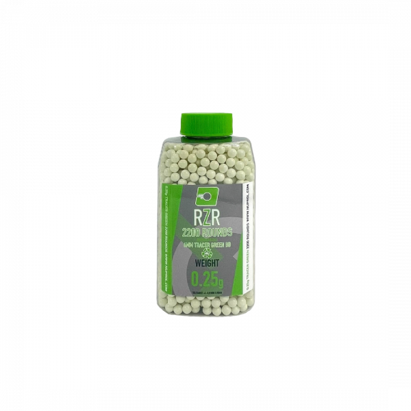 RZR BIO TRACER GREEN 0.25G 2200RD
