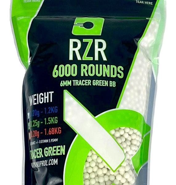 RZR TRACER GREEN 0.25G 6000RD