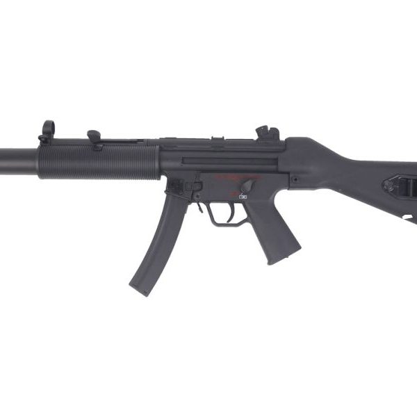 Golden Eagle Swat AEG QD Spring - Hard Stock - Black - Inc. Battery and Charger - 6857