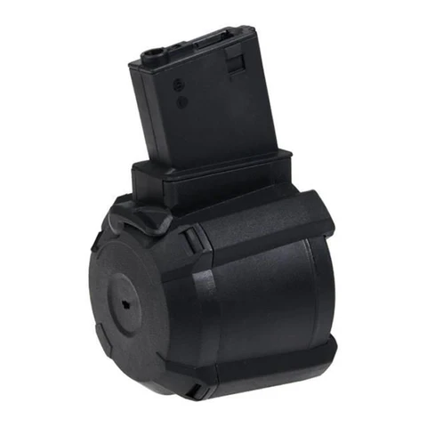 Battleaxe M4 Electric Drum Magazine (Sound Control) Black