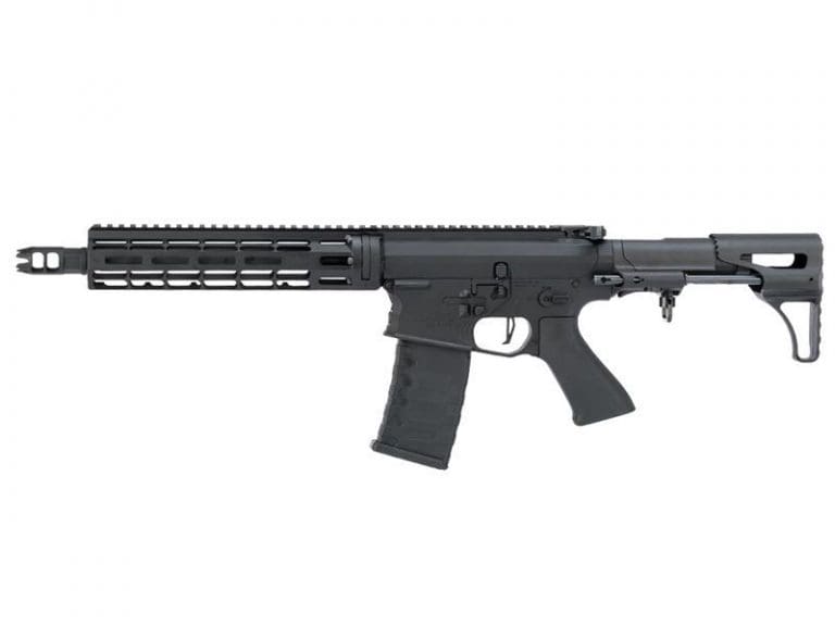 EMG APS Falkor Blitz Compact 2.0 Silver Edge Gearbox with CRS Stock BLACK