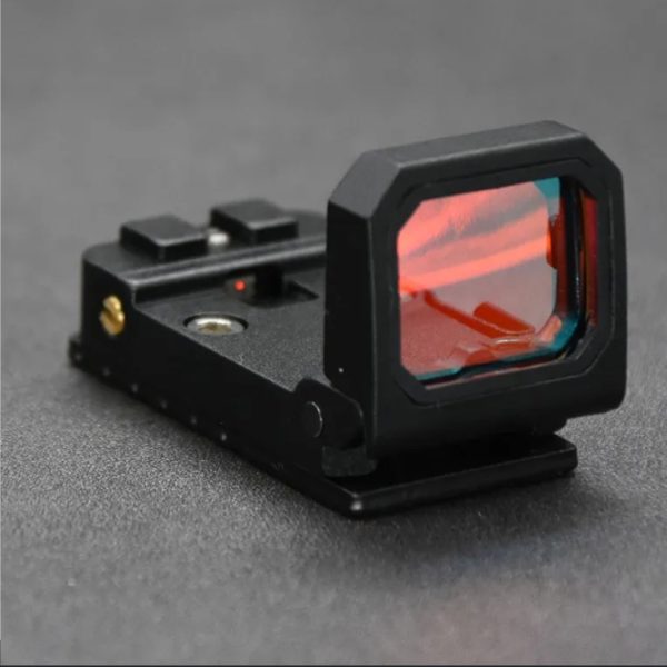 AIM-O Folding Flip Up Red Dot Mini Reflex Sight Black