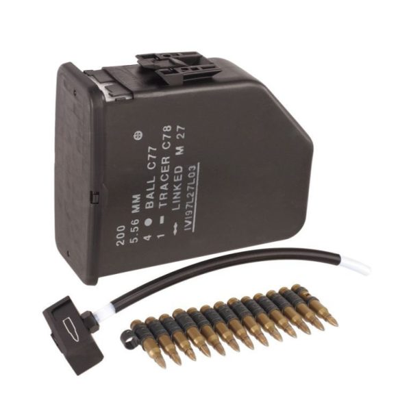 VFC M249 Gas Supply Ammo Magazine Box (Black)
