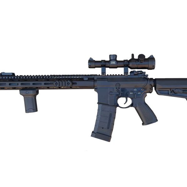 Double Bell TTI M4 Custom Grip and 1-4x20 Scope Black 059M