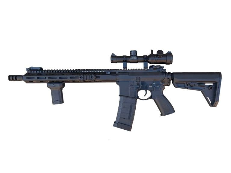 Double Bell TTI M4 Custom Grip and 1-4x20 Scope Black 059M