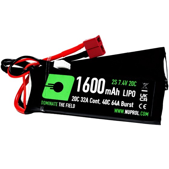 NP POWER - LIPO 1600MAH 7.4V 20C (DBL-DEANS)
