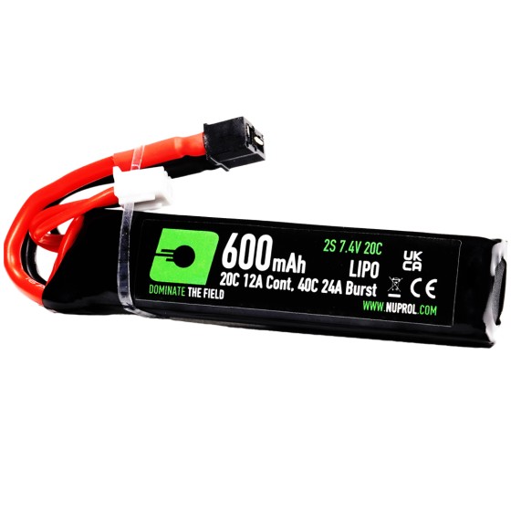 NP POWER - LIPO 600MAH 7.4V 20C (PDW-MINI DEANS)
