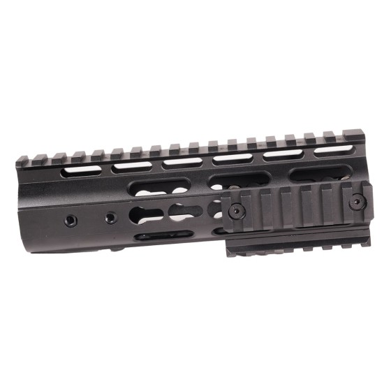 NP BOCCA: N LOCK KEYMOD HYBRID HANDGUARD BLACK - 7 INCH