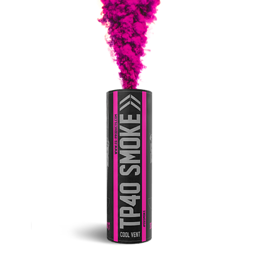 EG TOP PULL SMOKE GRENADE - PINK