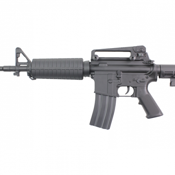 Huntsman M4 Long (Polymer Body/Full Metal Gearbox - inc. Bat. and Charger - 061A - Black