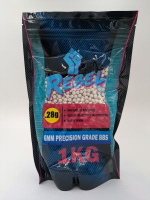 Rebel Precision 6mm BBs 1kg Bag - 0.28g