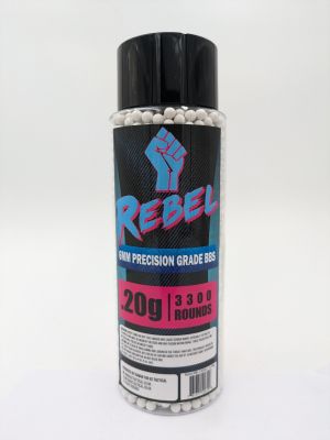 Rebel Precision 6mm BBs 3300ct Bottle - 0.2g