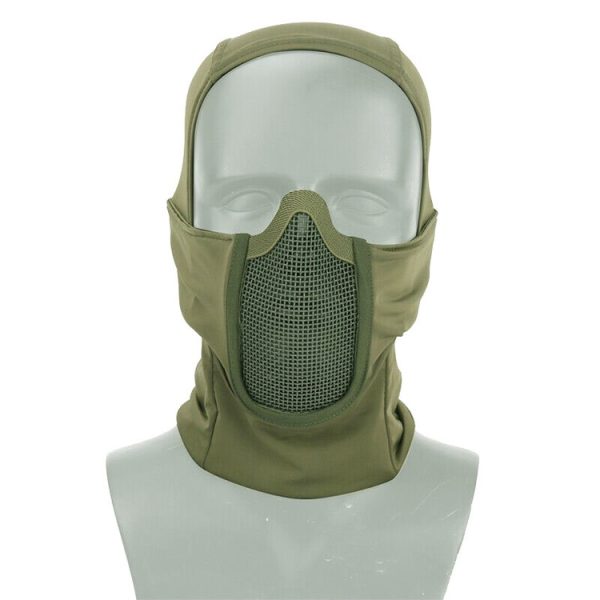 Operators Balaclava / Mesh Face - Olive Green