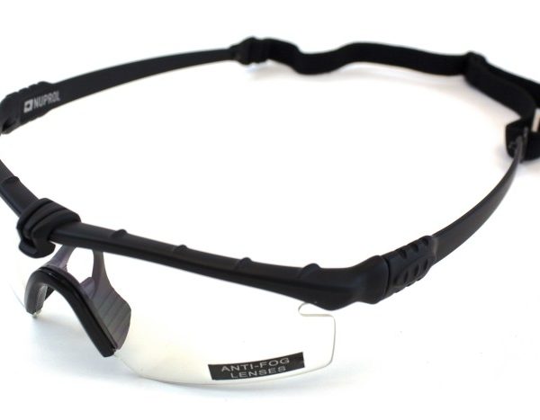 NP BATTLE PRO'S - BLACK FRAME / CLEAR LENSE