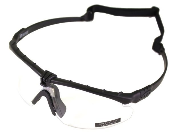 NP BATTLE PRO'S - BLACK FRAME / CLEAR LENSE W/INSERT