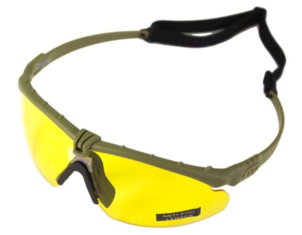 NP BATTLE PRO'S - GREEN FRAME / YELLOW LENSE