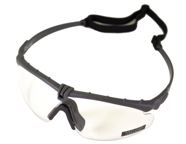 NP BATTLE PRO'S - GREY FRAME / CLEAR LENSE
