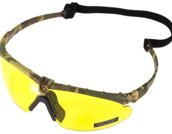 NP BATTLE PRO'S - CAMO FRAME / YELLOW LENSE W/INSERT