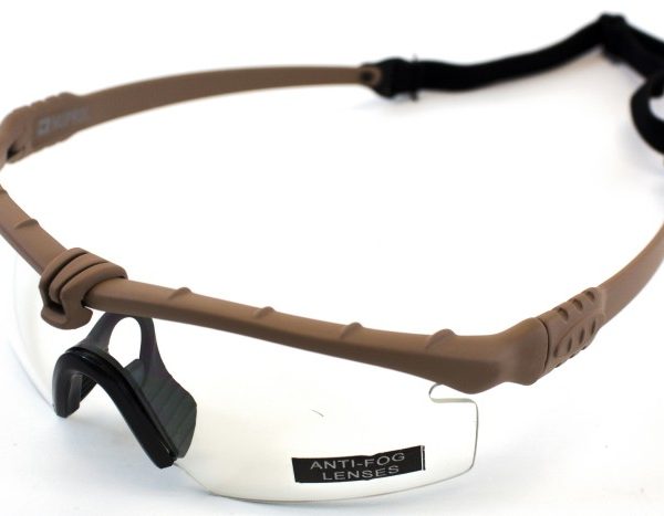 NP BATTLE PRO'S - TAN FRAME / CLEAR LENSE