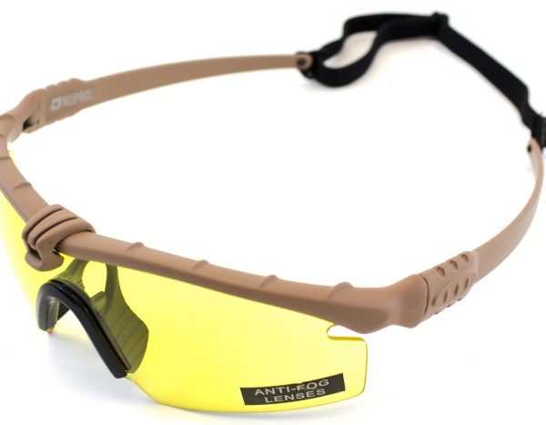 NP BATTLE PRO'S - TAN FRAME / YELLOW LENSE