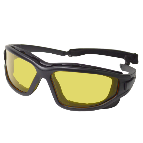 NP DEFENCE PRO'S BLACK FRAME/YELLOW LENS