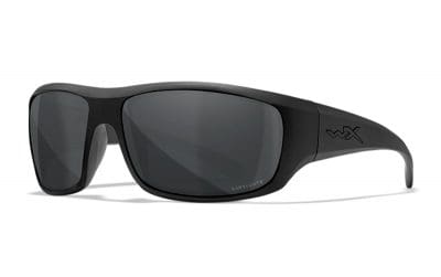 Wiley X OMEGA - Matte Black Frame - CAPTIVATE Polarized Grey Lens
