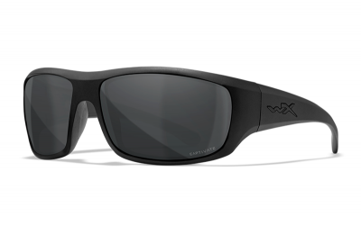 Wiley X OMEGA - Matte Black Frame - CAPTIVATE Polarized Grey Lens