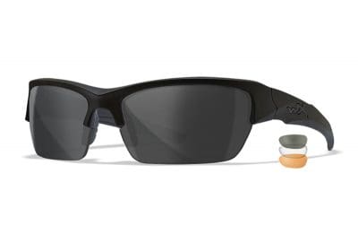 Wiley X VALOR 2.5 Matte Black Frame - Grey/Clear/Light Rust Lenses