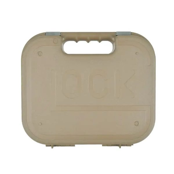 UMAREX GLOCK PISTOL STORAGE HARD CASE WAVE FOAM ABS TAN COLOUR