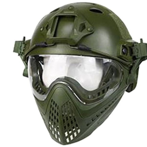 Big Foot WST Piloteer Helmet System II (High Version - PJ Type - Round Hole - S Size - OD)