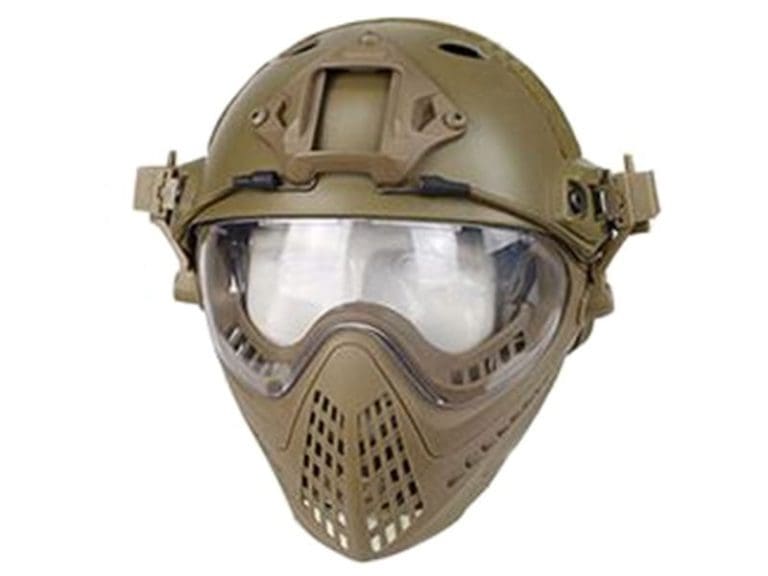 Big Foot WST Piloteer Helmet System II (High Version - PJ Type - Round Hole - S Size - Tan)
