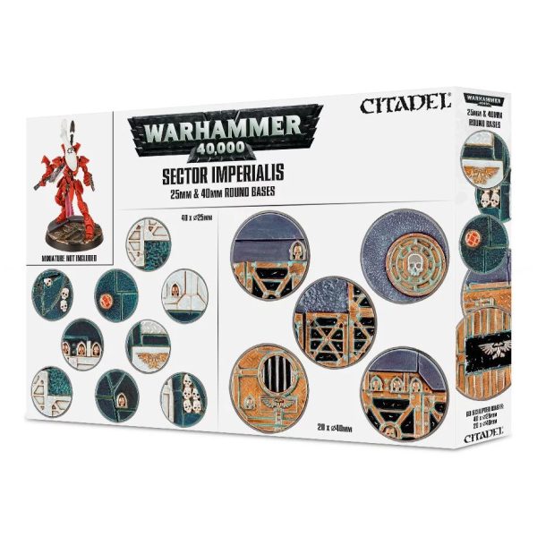 SECTOR IMPERIALIS: 25 & 40MM ROUND BASES