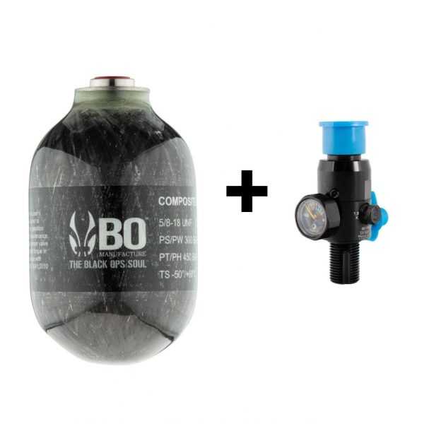 Armotech BO Manufacture KEVLAR Air Tank 0.5L 4500psi with DYE 4500 PSI Regulator