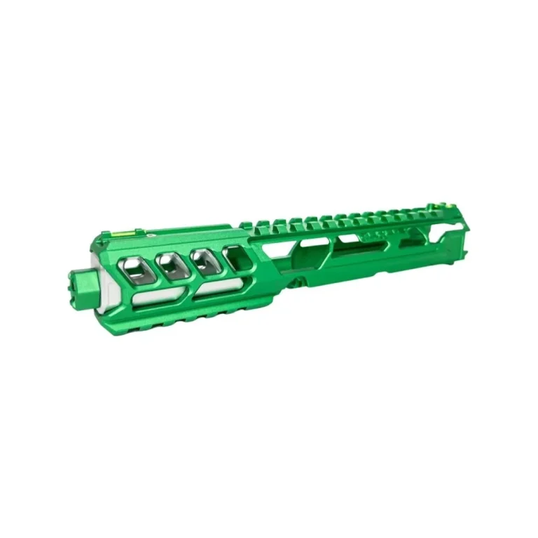 CTM AAP-01/C FUKU-2 CNC UPPER SET - Long Cutout version V2 - Green/Silver