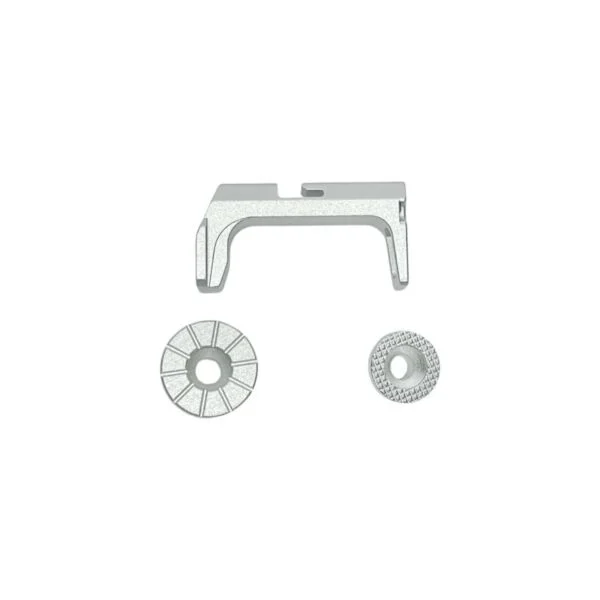 CTM FUKU-2 Frame CNC Magazine Release Set - Silver (AAP-01/C)