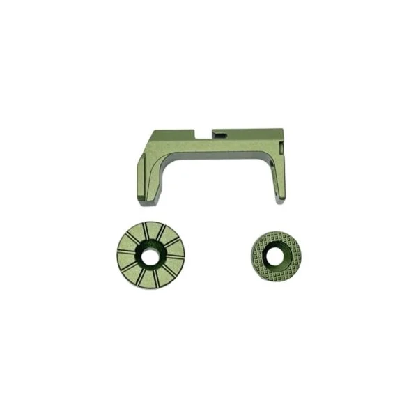 CTM FUKU-2 Frame CNC Magazine Release Set - Army Green (AAP-01/C)