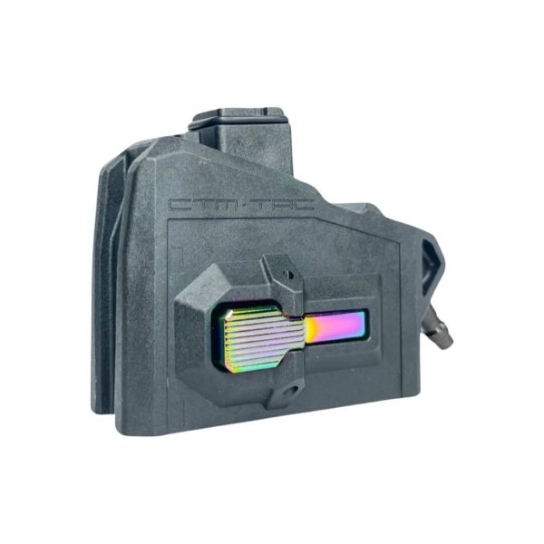 CTM AAP-01/C/Glock HPA M4 Magazine Adapter - Black/Electroplated Rainbow