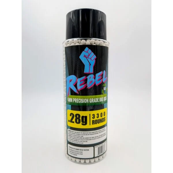 Rebel Precision 6mm BIO BBs 3300ct Bottle - 0.28g