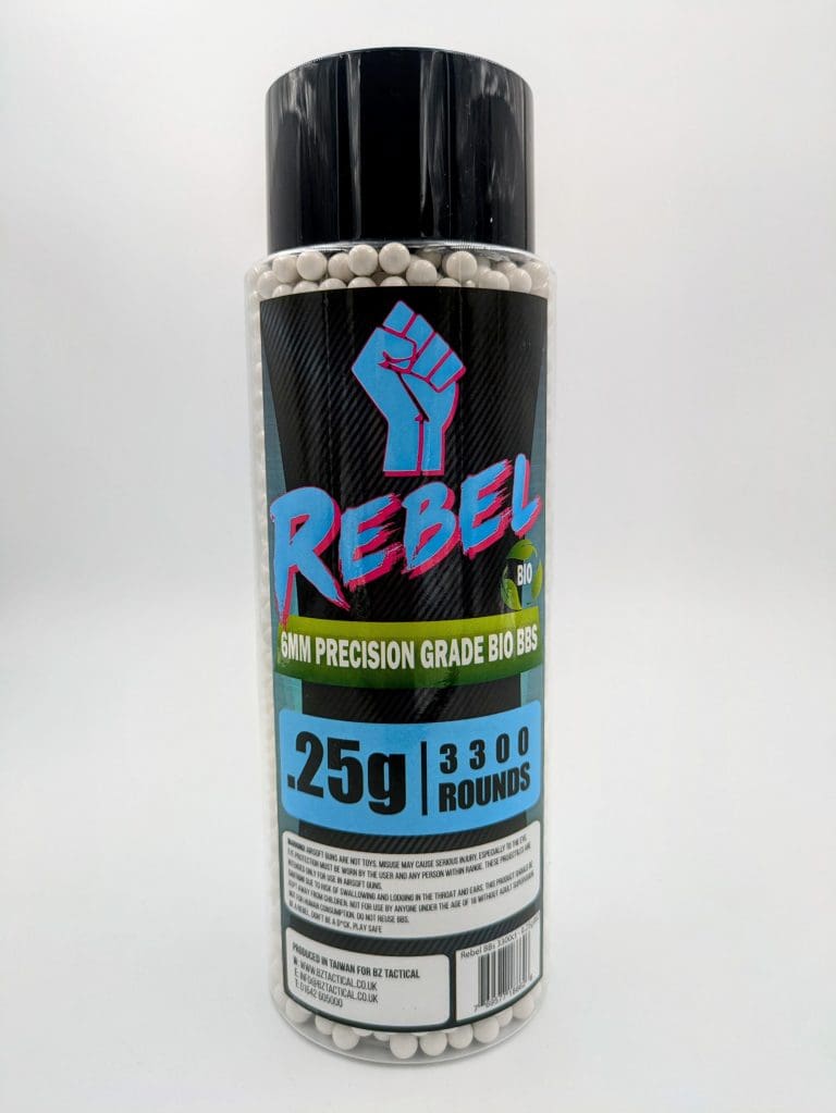 Rebel Precision 6mm BIO BBs 3300ct Bottle - 0.25g