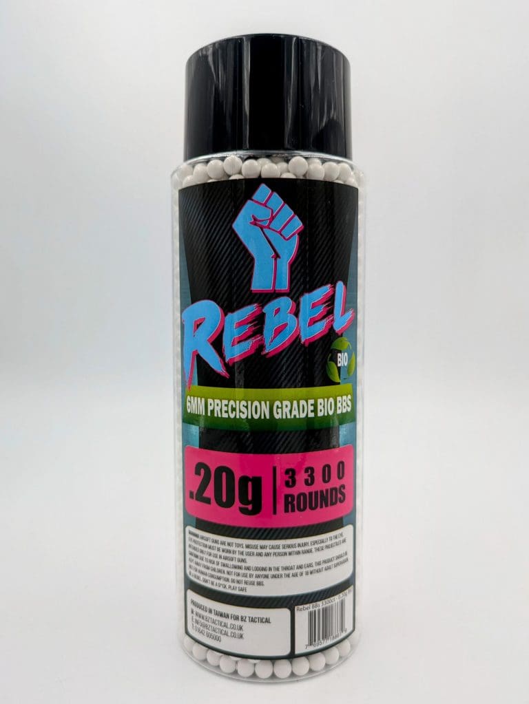 Rebel Precision 6mm BIO BBs 3300ct Bottle - 0.20g
