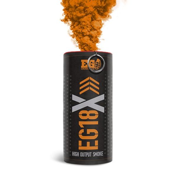 Enola Gaye EG18X Wire Pull Smoke Grenade (EG18XO - Orange)