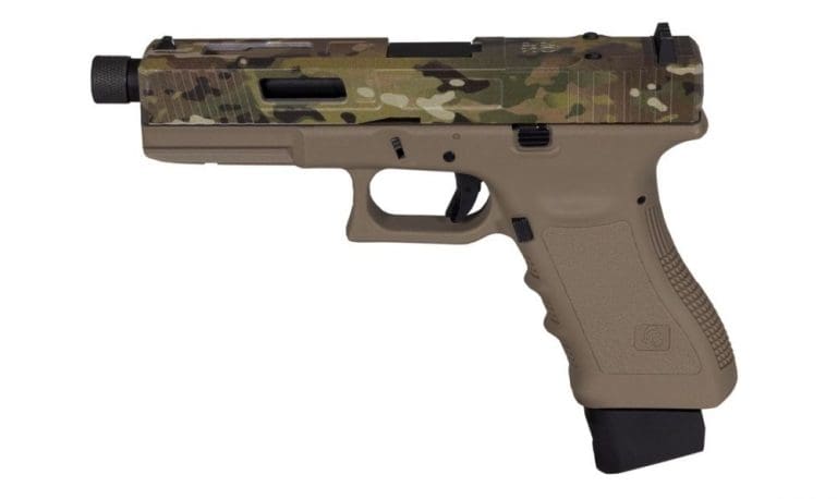 Secutor Gladius Magna III Custom Multi Camo Gas Blowback Pistol