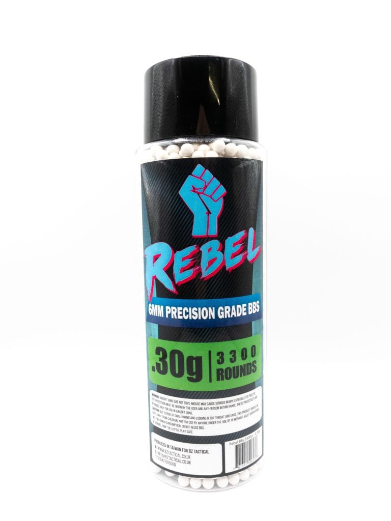 Rebel Precision 6mm BBs 3300ct Bottle - 0.3g