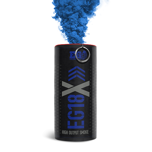Enola Gaye EG18X Wire Pull Smoke Grenade (EG18XW - BLUE )