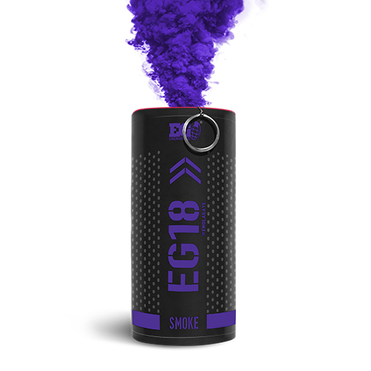 Enola Gaye EG18 Wire Pull Smoke Grenade (EG18 PURPLE)