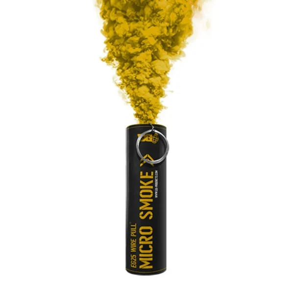 Enola Gaye EG25 Wire Pull Micro Smoke Grenade YELLOW