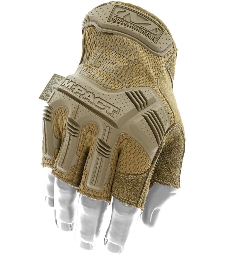 Mechanix M-Pact Fingerless Gloves - Coyote