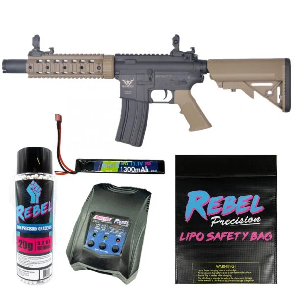 Raven Evolution NEO RAS CQB FDE AEG Bundle