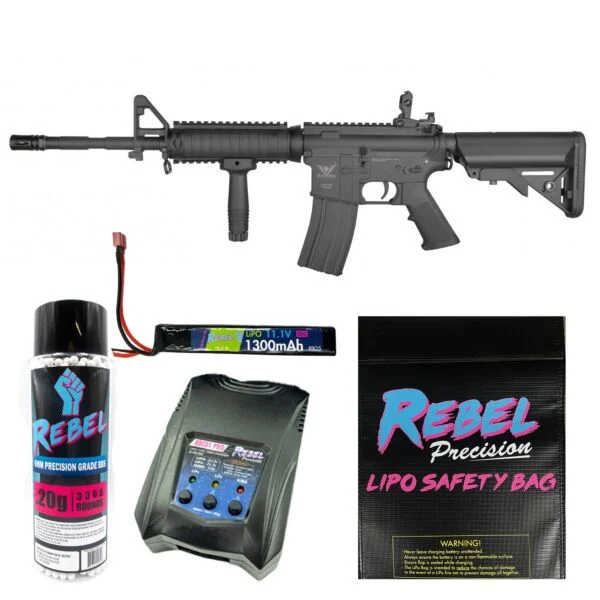 Raven Evolution NEO RIS Carbine AEG Bundle (Black)