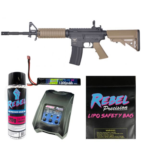 Raven Evolution NEO RIS Carbine AEG Bundle (FDE)